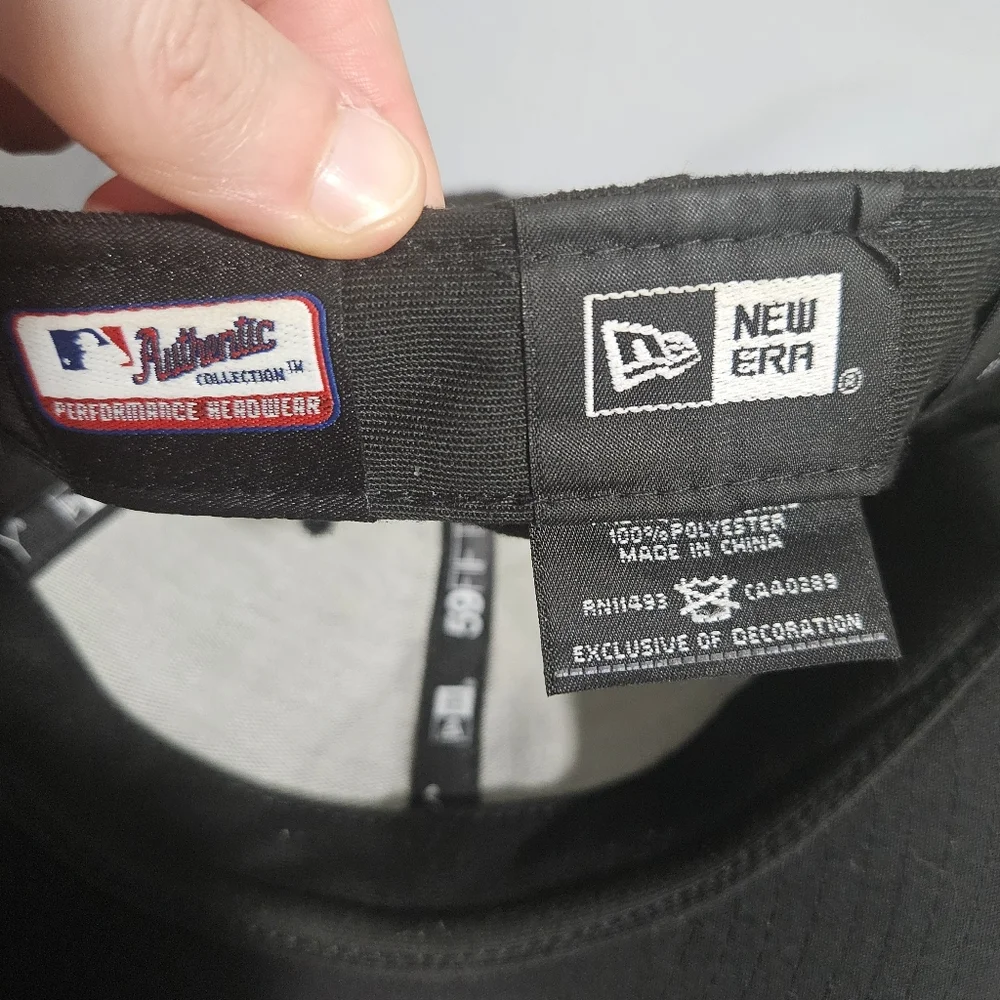 New Era 59Fifty MLB Baltimore Orioles O's Black/Orange Fitted Hat - Size 7 1/8